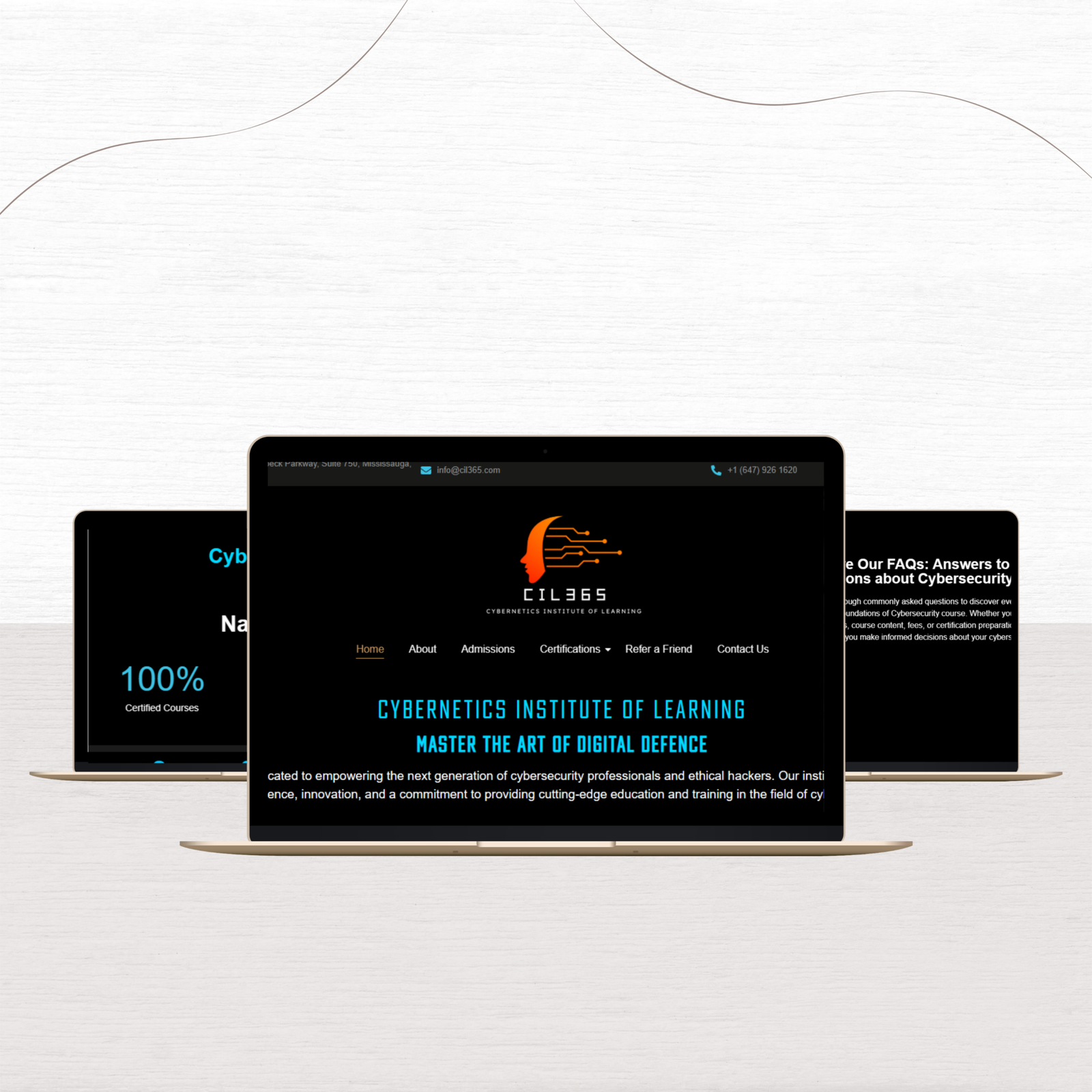 CIL365 brand identity showcasing logo design and consistent visual materials